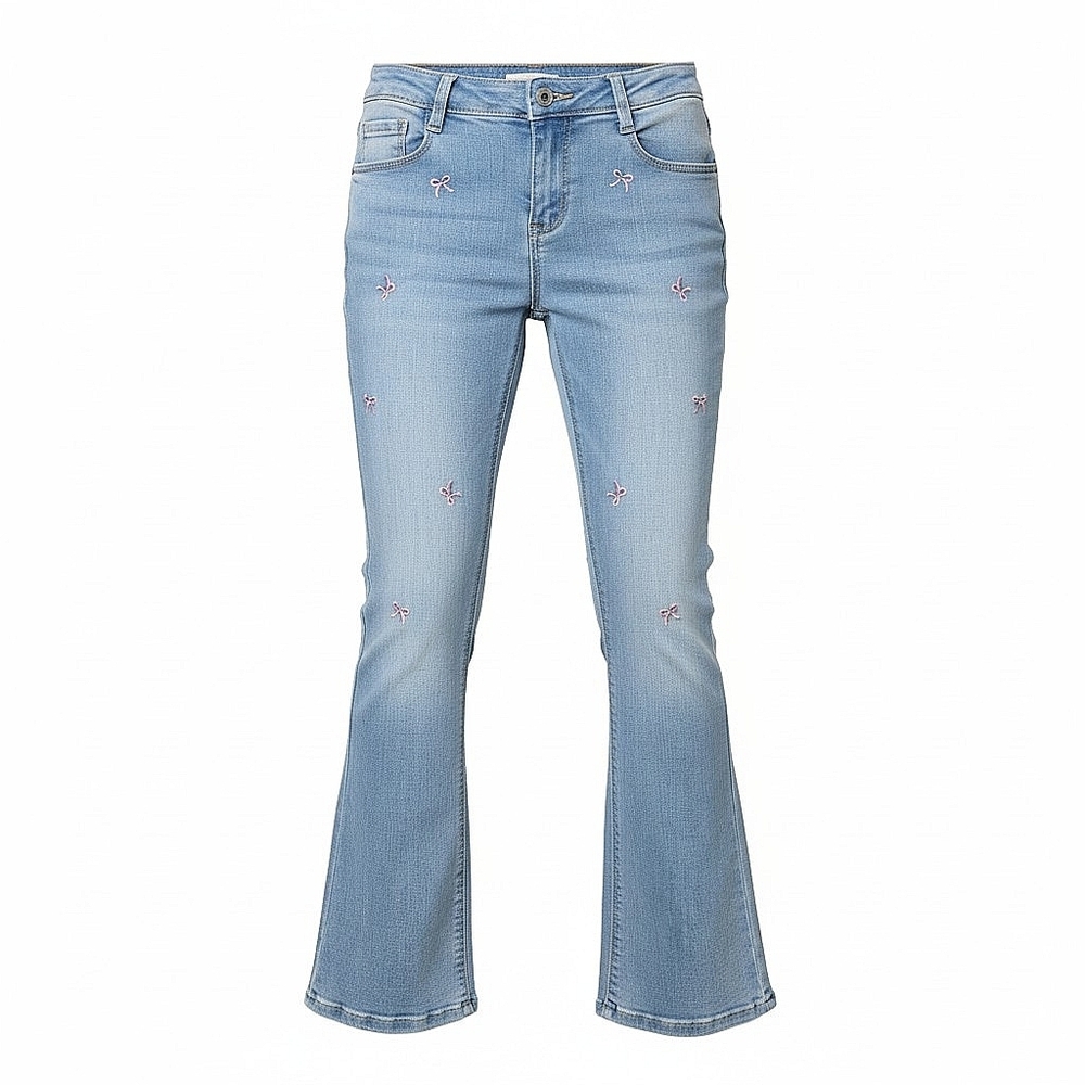NWT! Girls Bow Flare Jeans